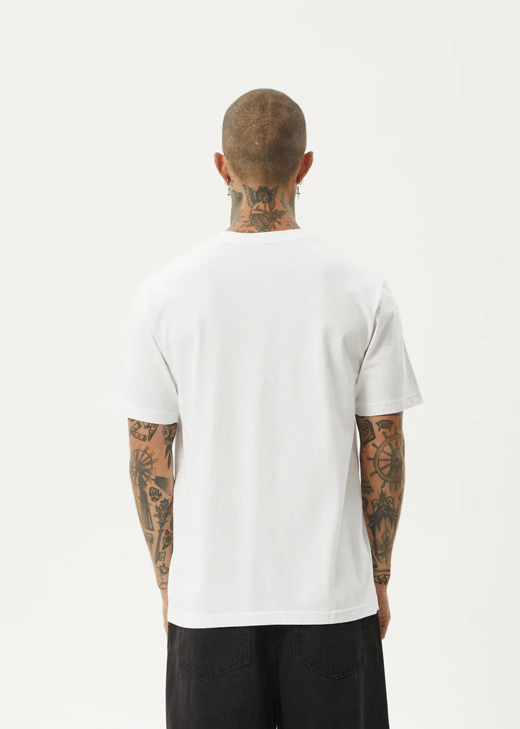 Afends Vinyl Retro Tee White