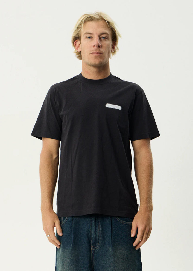 Afends X-Ray Tee Stone Black