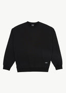 Afends Hemp Indica Crew Neck Jumper Black