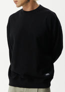 Afends Hemp Indica Crew Neck Jumper Black