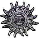 Alice In Chains Sun Logo B&W Woven Patch