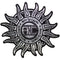 Alice In Chains Sun Logo B&W Woven Patch
