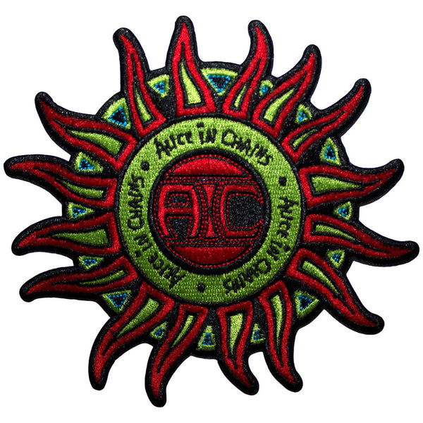Alice In Chains Sun Logo Colour Woven Patch