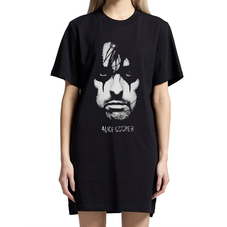 Alice Cooper Portrait Womens Oversized Dress