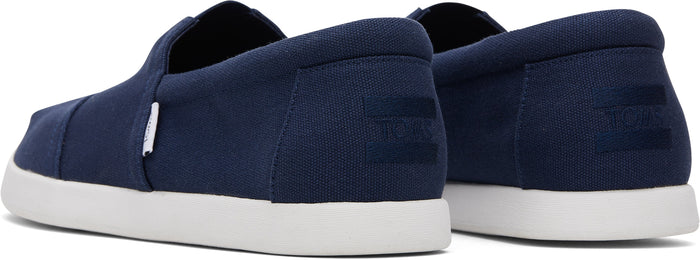 Toms Mens Alpargata FWD - Navy Recycled Cotton Canvas