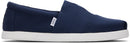 Toms Mens Alpargata FWD - Navy Recycled Cotton Canvas