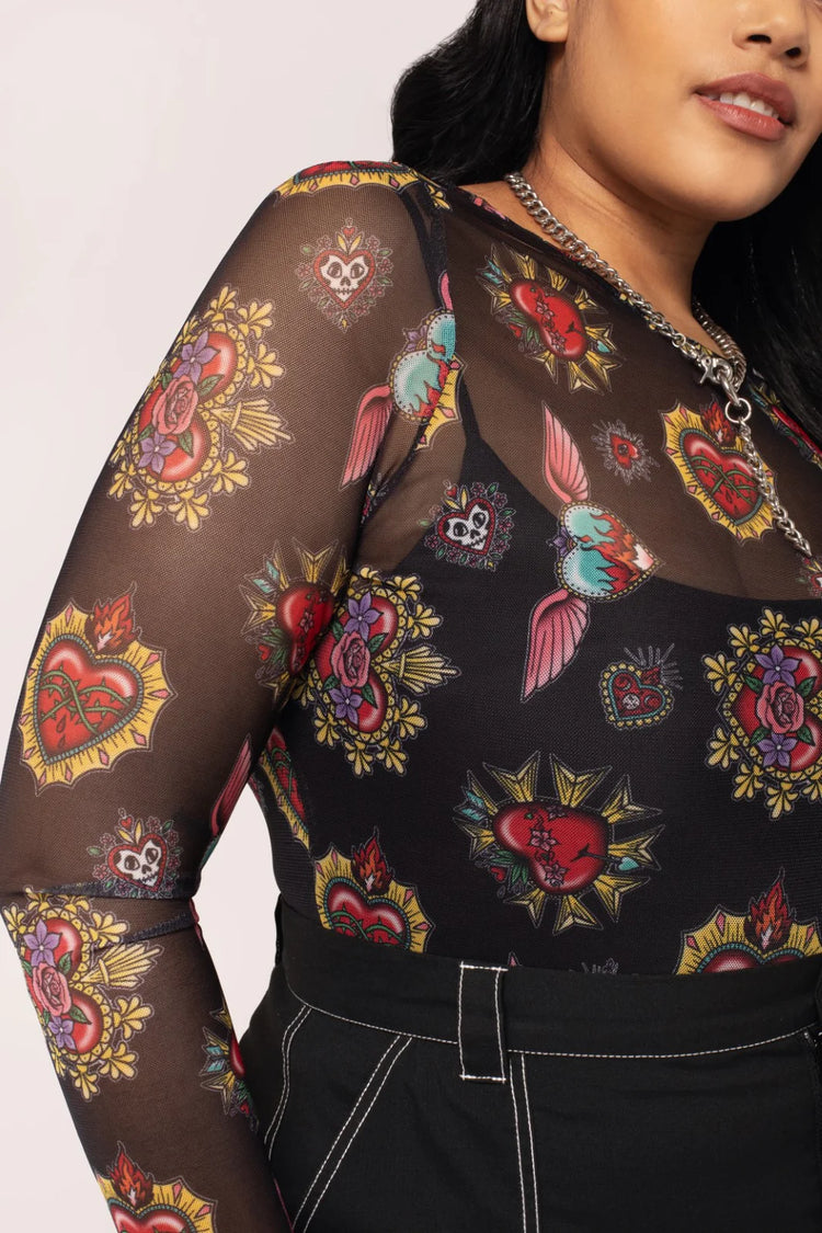 Hot Property Amias Mesh Top