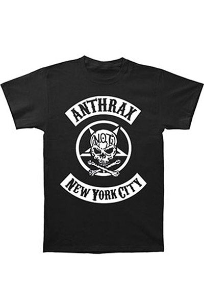 Anthrax Biker Skull Unisex T-Shirt