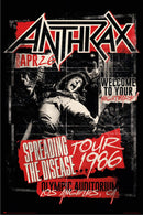 Anthrax Spreading the Disease Tour 1986 Poster