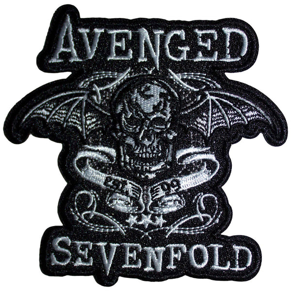 Avenged Sevenfold Deathbat Banner Woven Patch