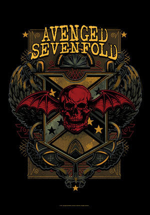 Avenged Sevenfold Textile Poster Flag – Famous Rock Shop