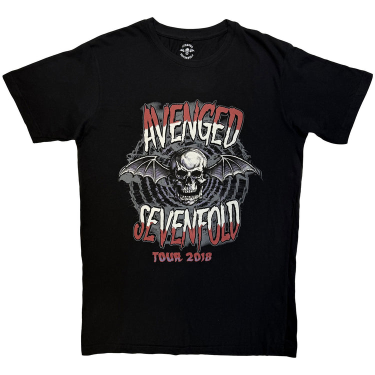 Avenged Sevenfold Unisex T-Shirt Tour '18 Premium Carbon