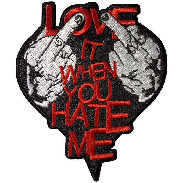 Avril Lavigne Love It When You Hate Me Woven Patch