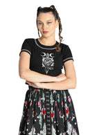 Hell Bunny Roesia Top Black
