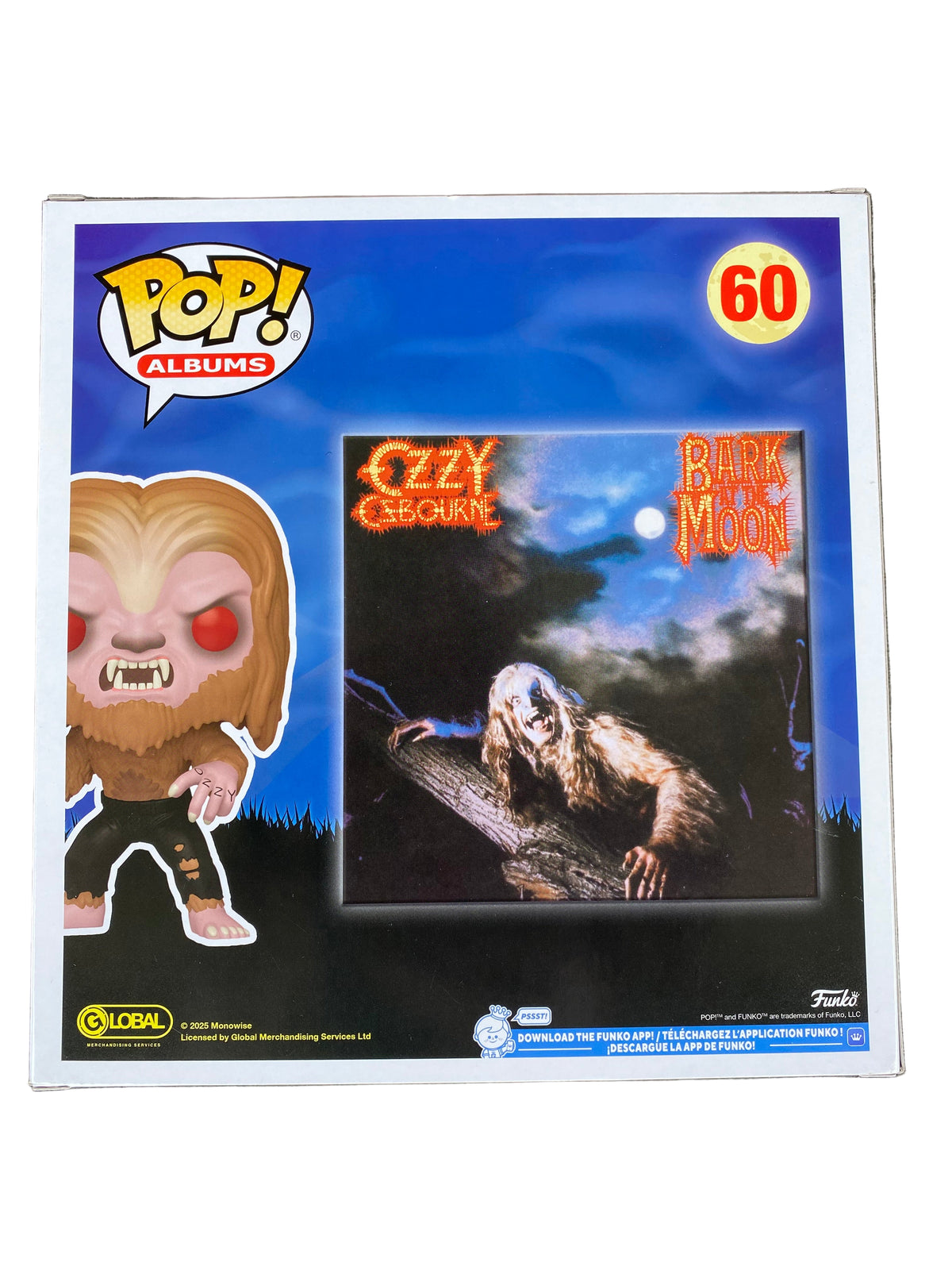 Funko Pop! vinyl figure packaging with a dragon and character on a gray surface