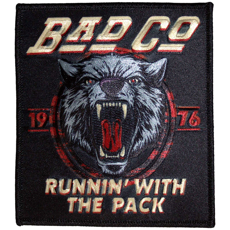 Bad Company Runnin' With The Pack Woven Patch