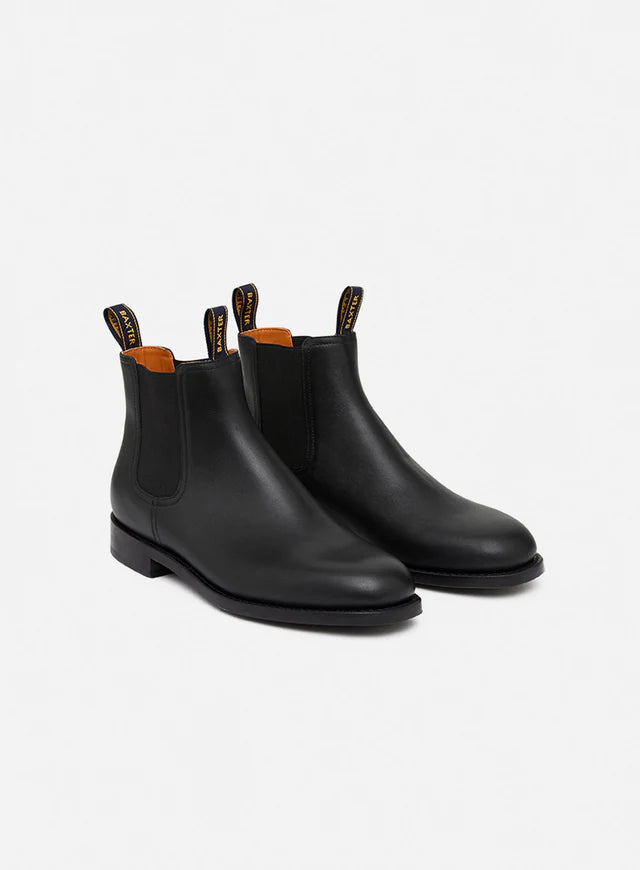 Baxter Clydesdale Black Full Grain Leather Boot
