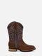 Baxter Youth Western Boots Brown