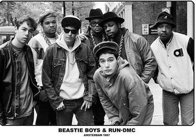 Beastie Boys Aun DMC Euro Poster