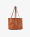 Beholder Akasha Saddle Tan Leather Tote Bag