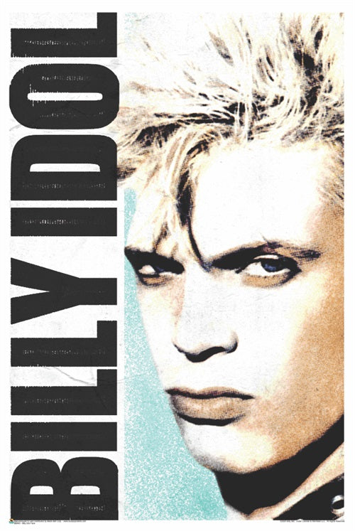 Billy Idol Face Poster