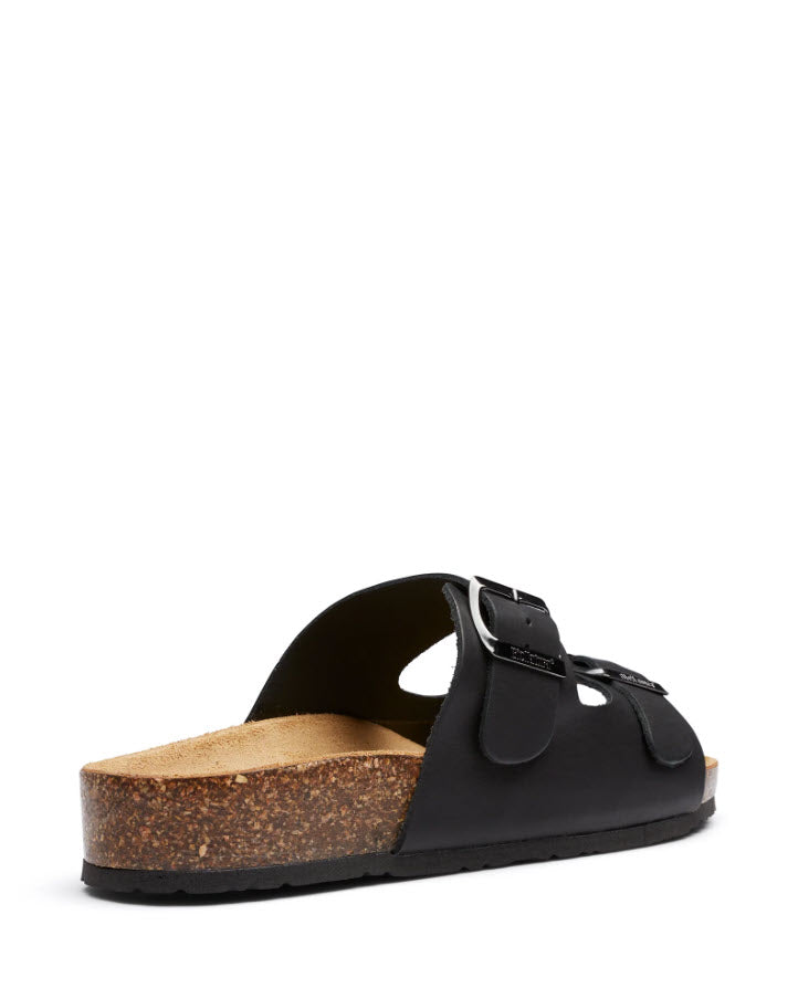 BioNatura Zenga Black Leather Sandal