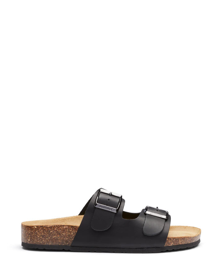 BioNatura Zenga Black Leather Sandal