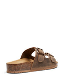 BioNatura Zenga Oiled Brown Leather Sandal