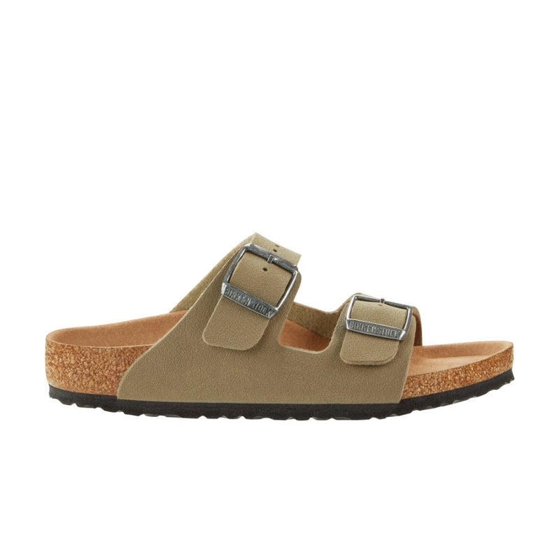 Birkenstock - Kids Arizona Earthy Vegan Faded Khaki Birko-Flor