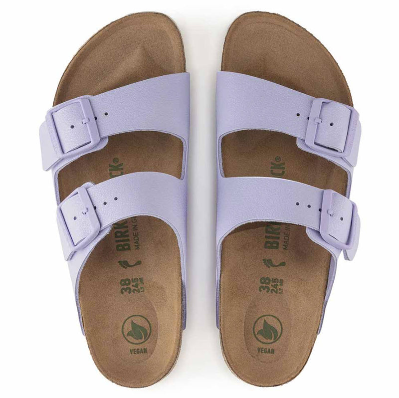 Birkenstock Arizona Lavender Fog Birko-Flor Vegan