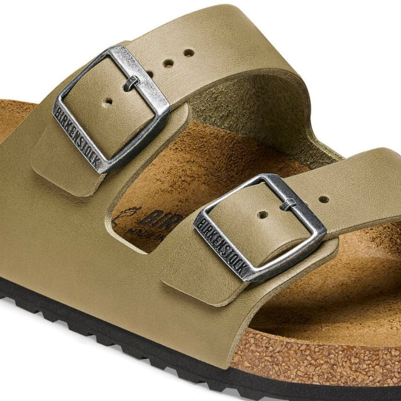 Birkenstock Arizona Natural Leather Faded Khaki