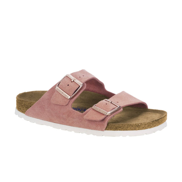 Birkenstock Arizona SFB Rose Suede Leather Narrow