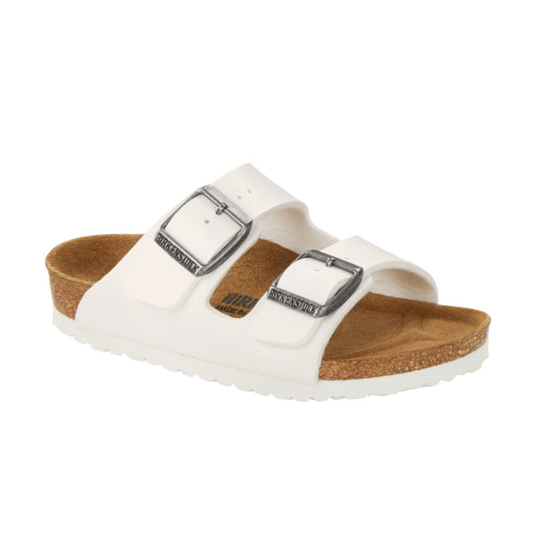 Birkenstock Kids Arizona White Birko-Flor