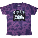 Black Sabbath Band & Logo Purple Kids T-Shirt