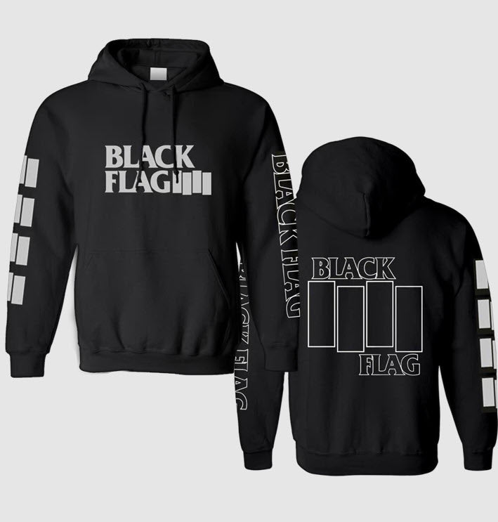Black Flag Logo Hood