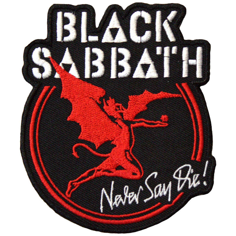 Black Sabbath Archangel Never Say Die Woven Patch