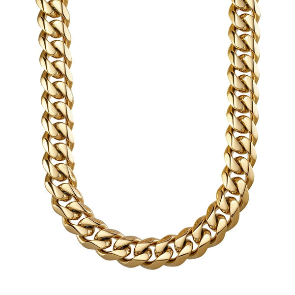 Blaze stainless steel cuban chain Gold