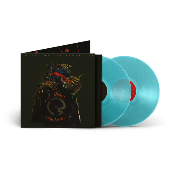 QOTSA 2LP Limited Edition In Times New Roman Opaque Blue Gatefold Edition