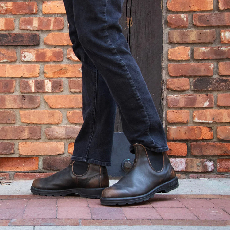 Blundstone 2440 Premium Vintage Brown Leather Chelsea Boot