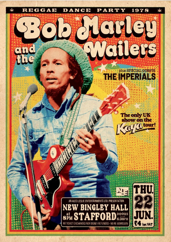 Bob Marley Bingley Hall Poster