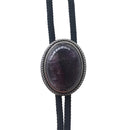 Bolo Tie Vintage Nature Brazil Amethyst Stone