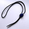 Bolo Tie Vintage Silver Nature Lapis lazuli Stone Oval