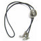 Bolo Tie Vintage Silver Plated Western Boots