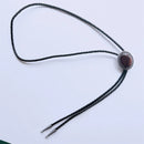 Bolo Tie Vintage Silver Western Wildlife Red Tiger Eye Stone Oval  Leather Platt