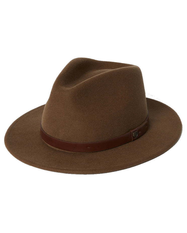 Brixton Messer II Fedora Dark Tan