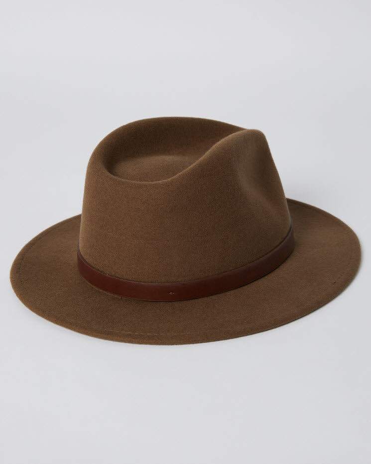Brixton Messer II Fedora Dark Tan