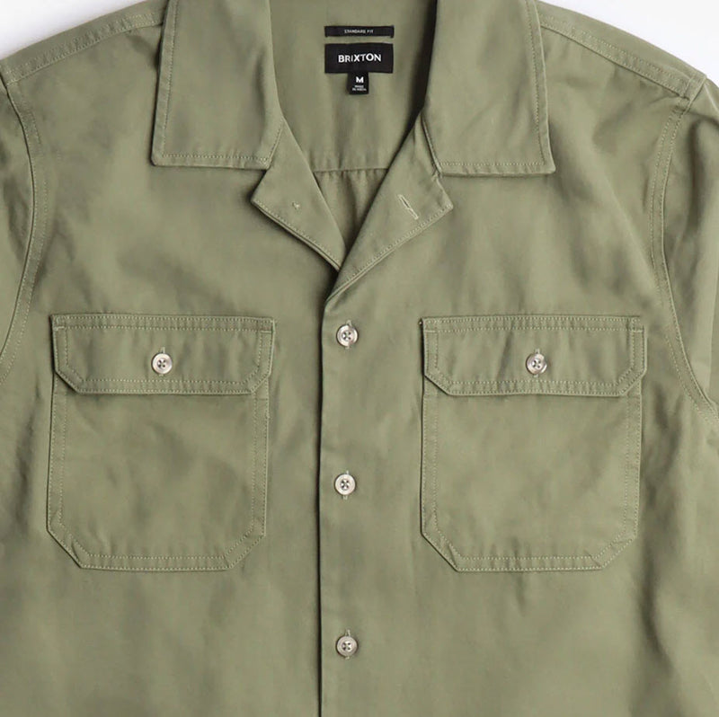 Brixton Surplus Overshirt Olive – Famous Rock Shop