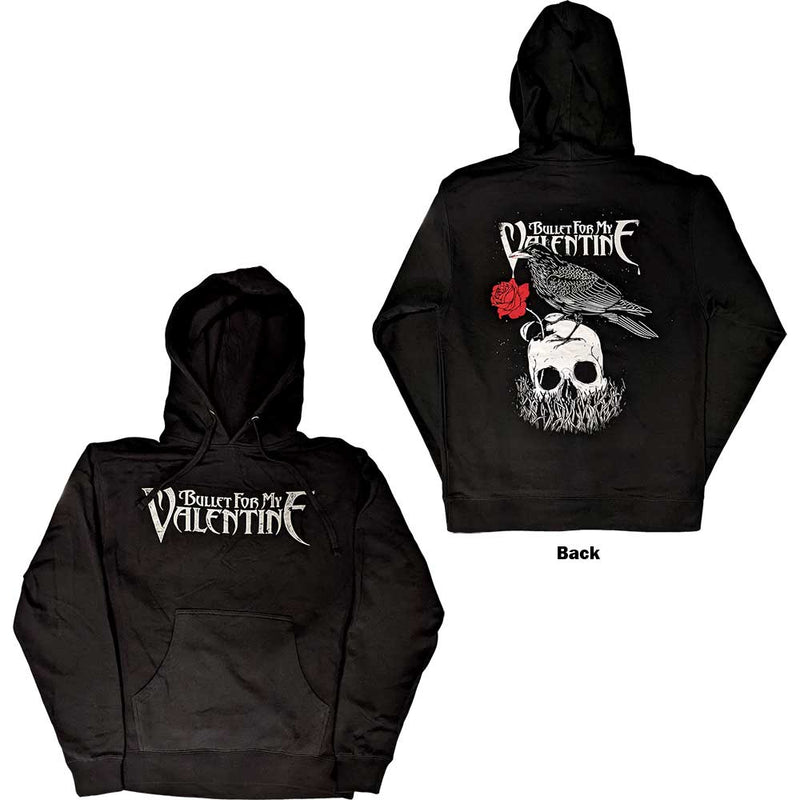 Bullet For My Valentine Logo & Raven Unisex Pullover Hoodie