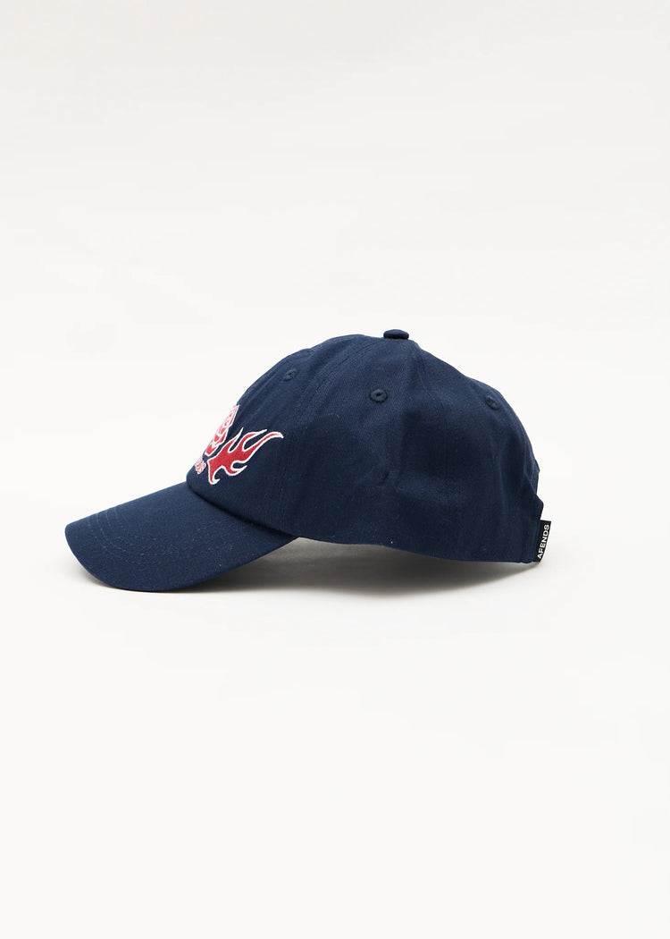 Afends Desert Rose - Panelled Cap - Navy