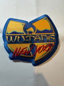 Wu-Tang Clan Woven Patch New York Logo Blue